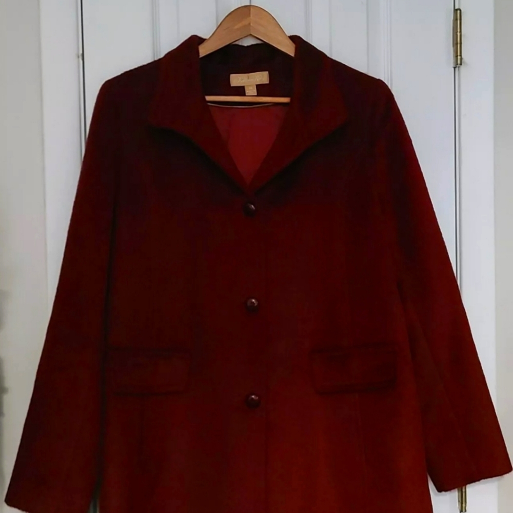 Katherine Kelly alpaca/wool blend coat